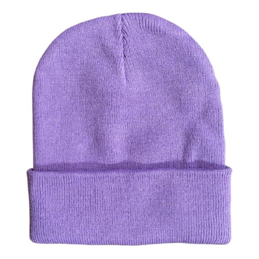 NWOT Unisex Purple Knit Beanie